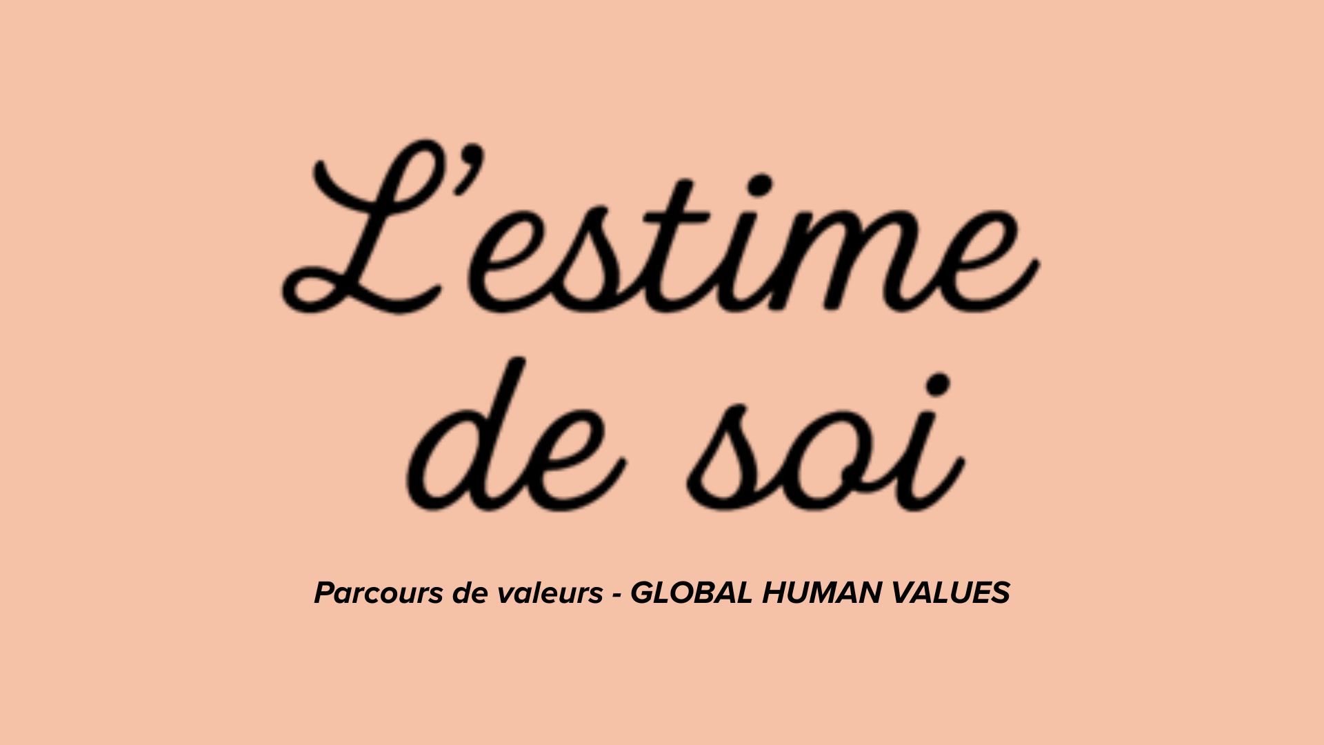 GHV-L'ESTIME DE SOI